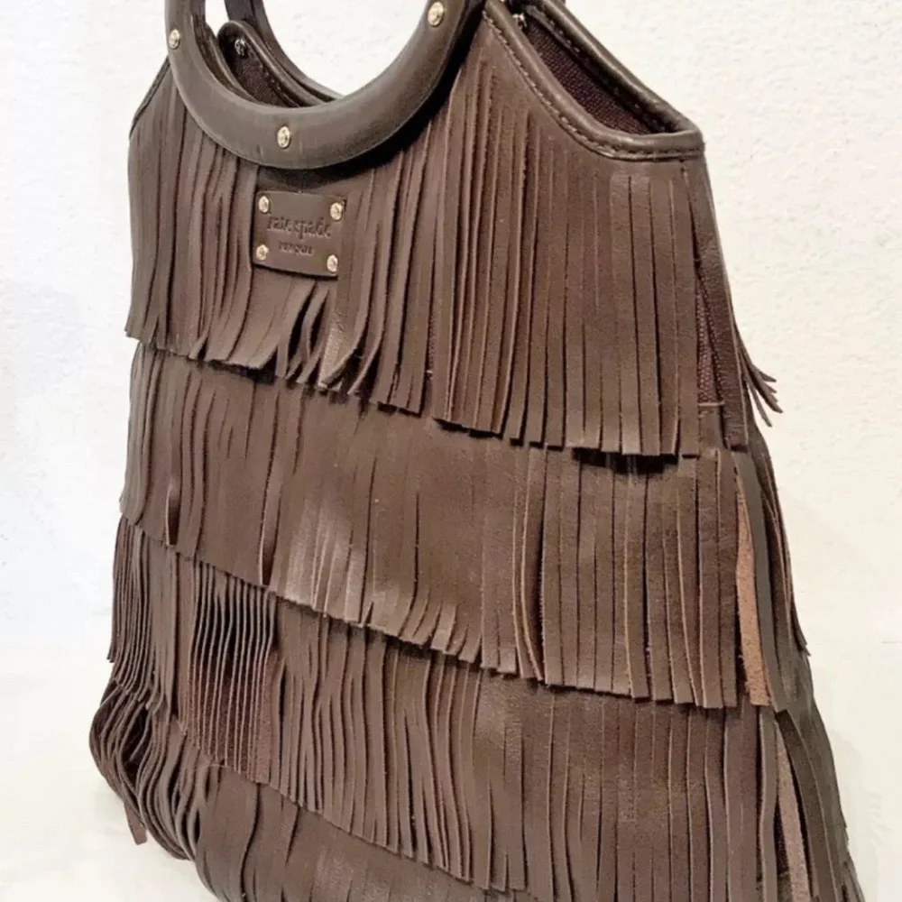Kate Spade Yuma Ida Fringe Vintage Tote - Picture 6 of 9